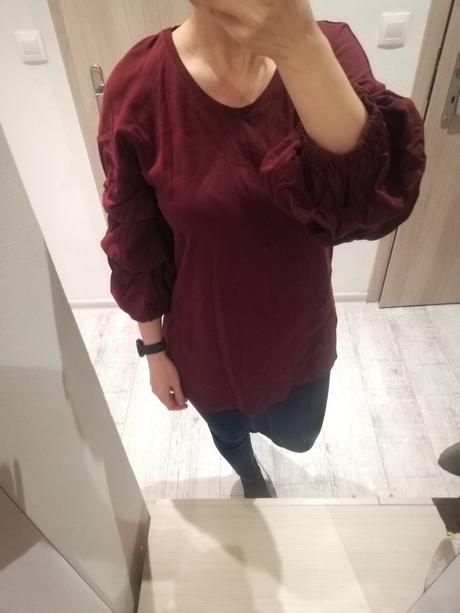 Bordové šaty/tunika mango, mango,s