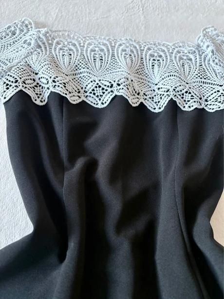 Elegantné čierne šaty, s