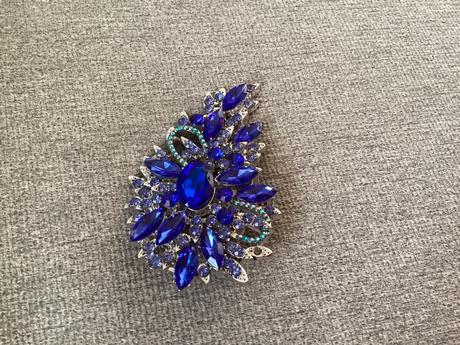 Krásna modrá brošňa, 