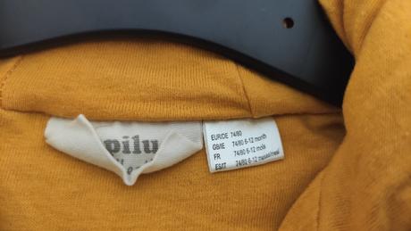 Hrubý svetrik 74/80, lupilu,74