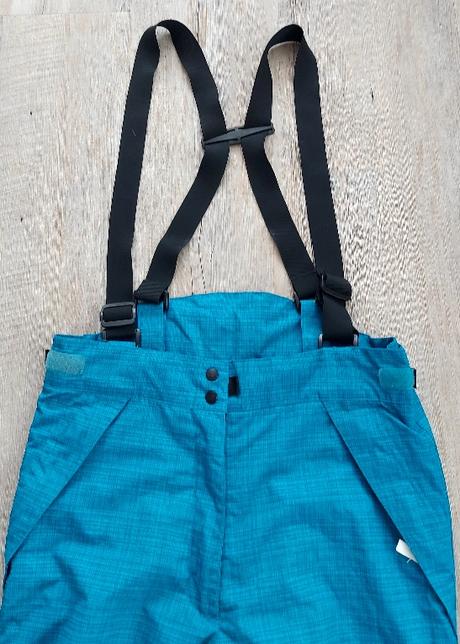 Tyrkysové lyžiarske nohavice, 152