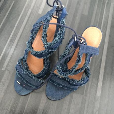 Jeans sandale 38, 38