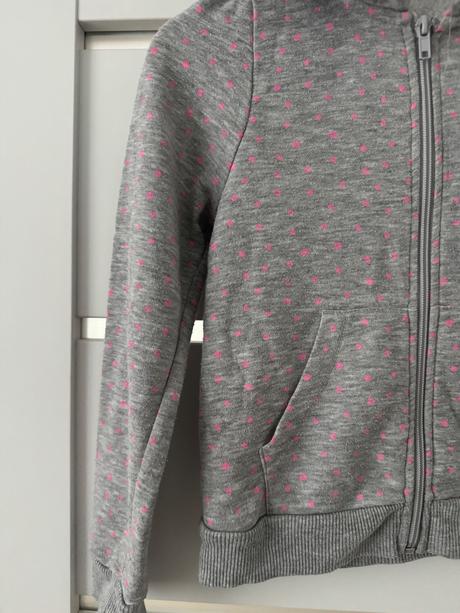 Bodkovana mikinka, h&m,128