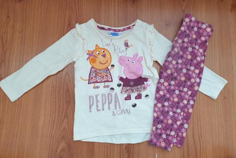 Tričko a leginky peppa pig, f&f,86