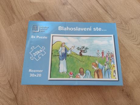 Puzzle blahoslavení ste 8ks, 