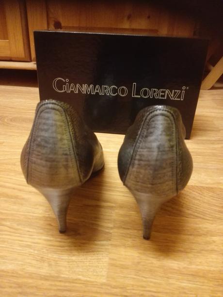 Kožené lodičky gianmarco lorenzi, veľ. 38 1/2, 38