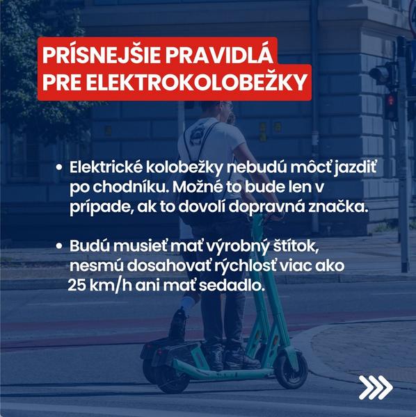 Zákaz elektro kolobežiek na chodníkoch. Bude sa to rešpektovať?
