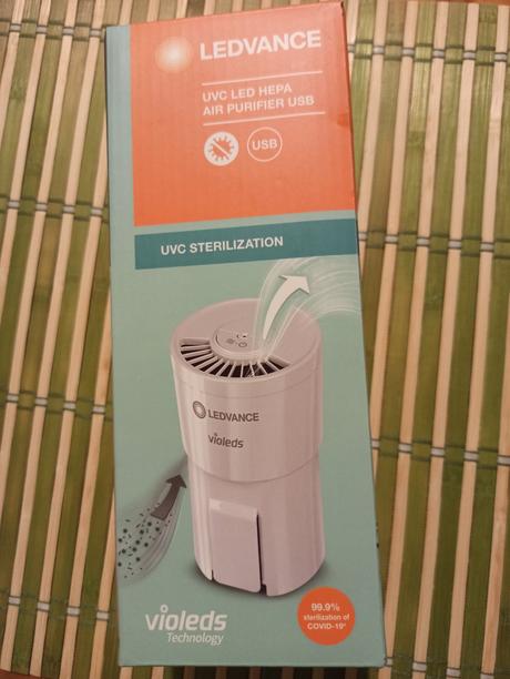 Ledvance uv-c led hepa air purifier usb čistič vzd,