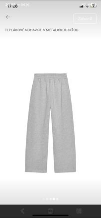 Viralne teplaky zara so striebornou nitou, zara,s