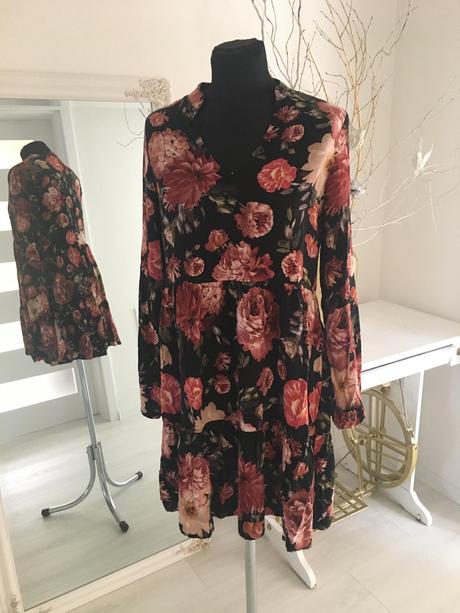 Kvetinové šaty v.36, nenosené, amisu,36