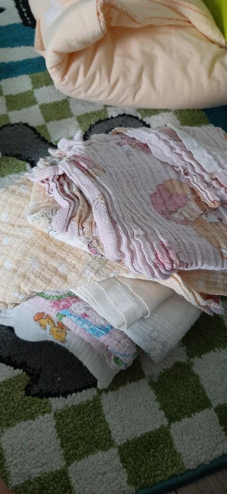 Latkove bavlnenefarbene plienky, 