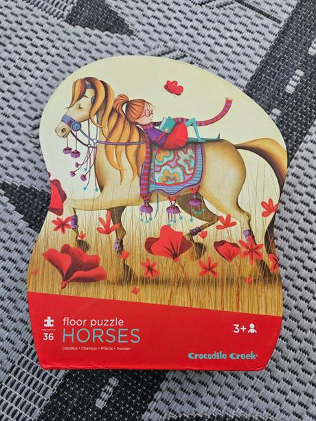 Veľké puzzle - koníky, 