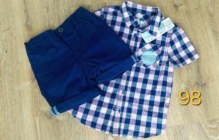 Set košeľa kraťase 98, f&f,98
