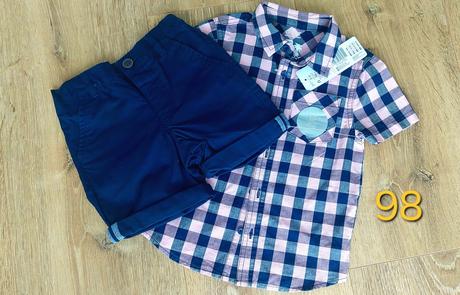 Set košeľa kraťase 98, f&f,98