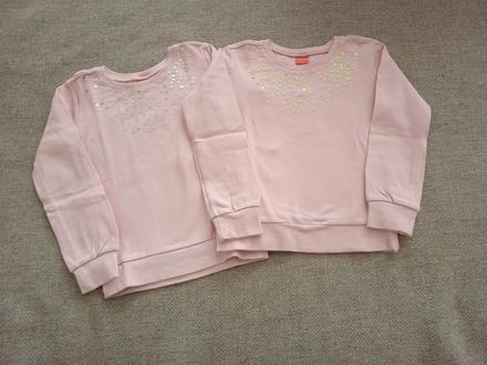 Mikiny s našitými flitrami (2 kusy), 104