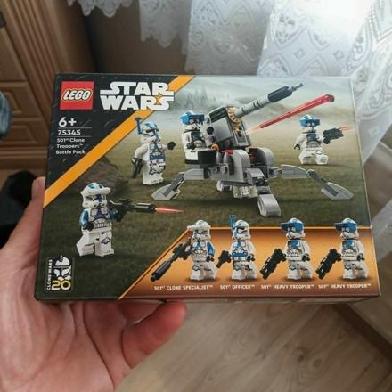 Lego star wars 75345, bojový balíček nové,