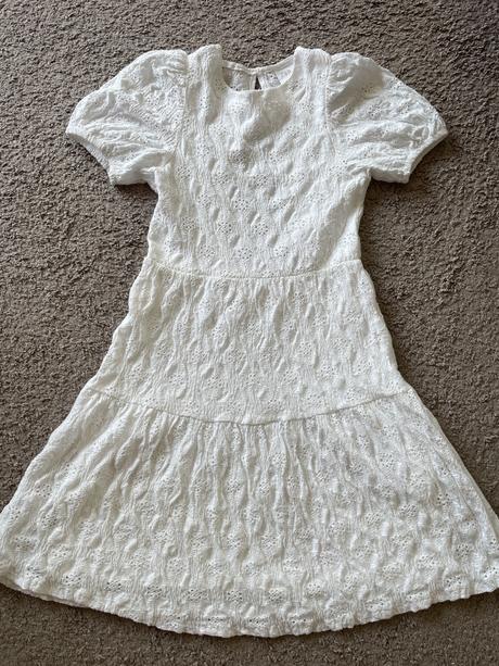Biele šaty, zara,164