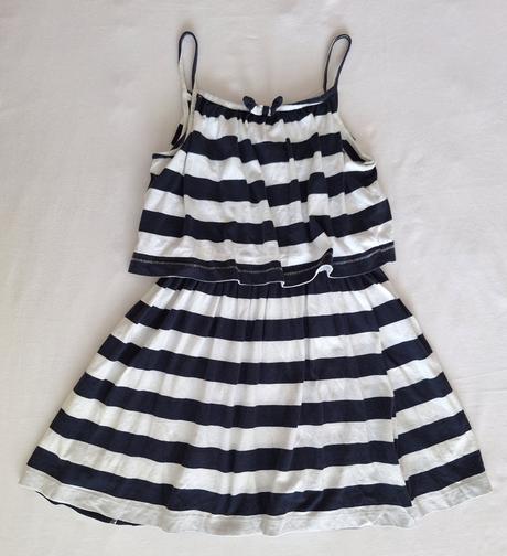 Šaty pásikované, next,140