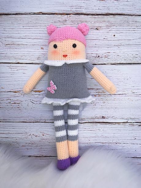 Háčkovaná bábika zojka,