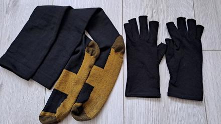 Kompresné podkolienky+rukavice, 