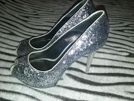 Slávnostné talianske topánky otvorenou špičkou, 36