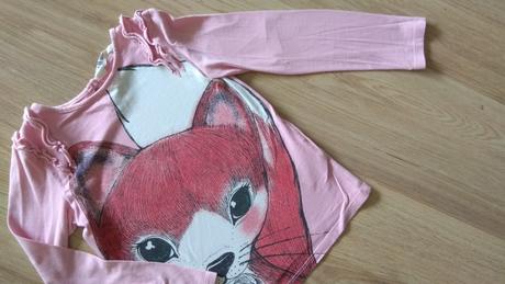 Tričko s liskou, h&m,122