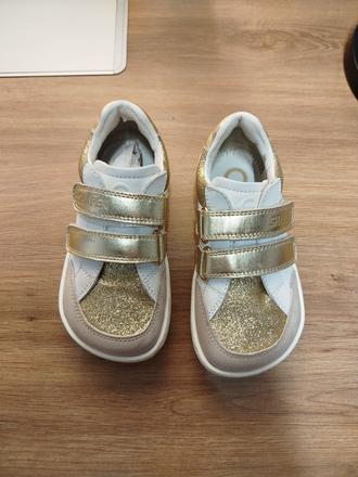 Charm mini kids barefoot sneakers gold, 26