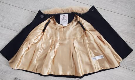 Prechodný kabátik s kožušinkou, f&f,92