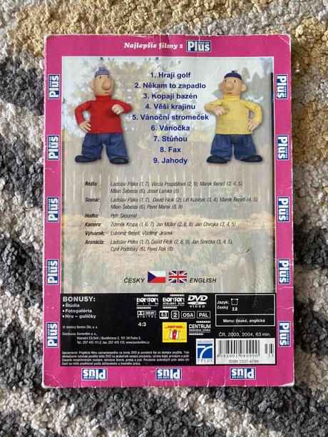 Dvd rozprávkové 4ks, 