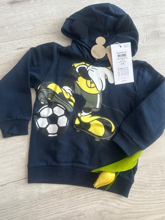 Mickey mouse mikina name it, h&m,86