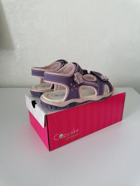 Sandalky fialove s kvietkami, cupcake,29