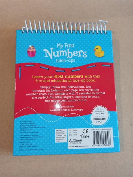 My first numbers lace-ups navliekacie, 