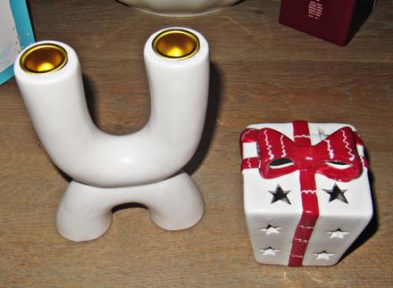 Vianočný svietnik - sada 2 kusy,