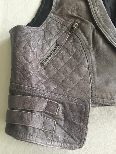 Kožená vestička, m