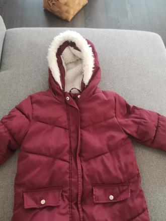 Zimná bunda pre dievčatko, 116