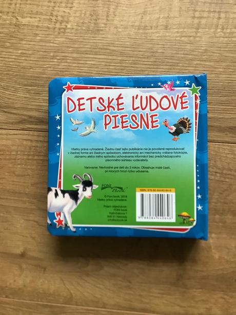 Knižka ľudové pesničky s puzzlami, 