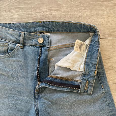 Svetlomodré rovné rifle, h&m,38