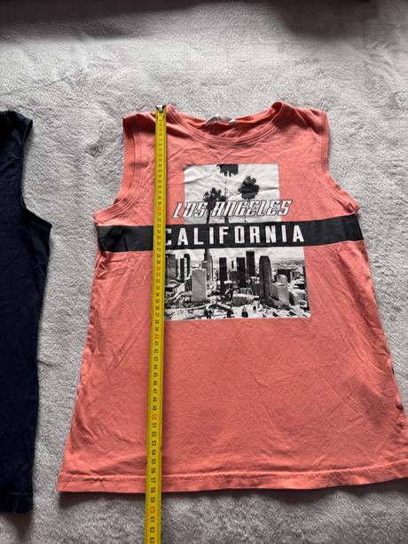 2x tielko 146/152, h&m,146