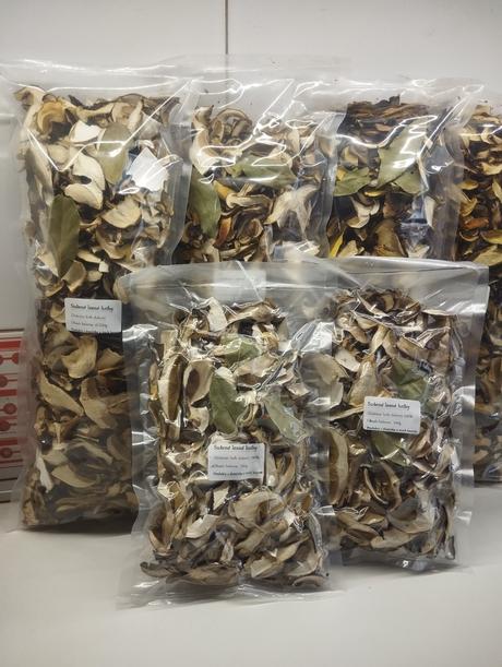 Sušené lesné hríby, 