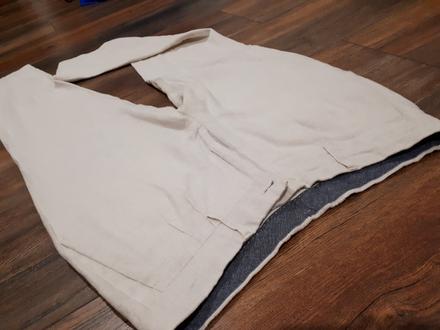 Ľanové pleasovane nohavice canibel vel 38/40, 40