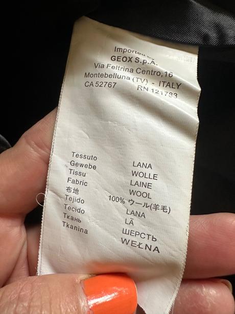 Geox vlneny kabat, geox,46