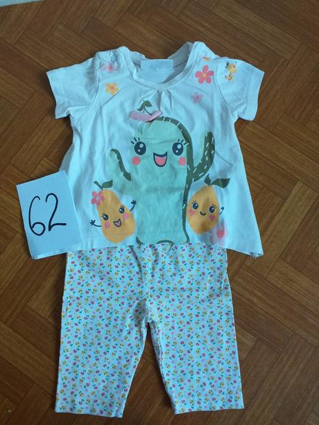 Súprava tričko a krátke nohavice, 62