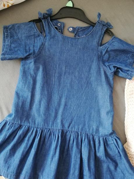 Tenké riflove šaty, kiki&koko,98