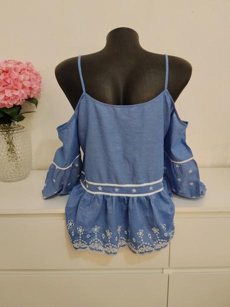 Miss selfridge bavlnená vyšívaná blúzka, miss selfridge,38