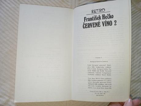 František hečko - červené víno 1, 2, 3, 