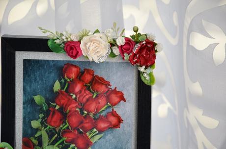 Fotorámik s ružami,
