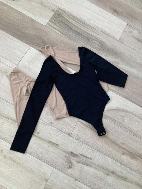 Body krémové  +  čierne, xs
