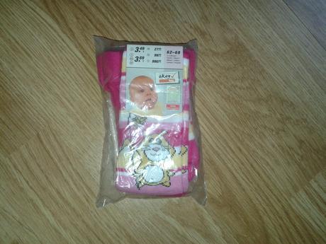 Nenosené pančušky, okay baby, 62-68 na 3-6 mesačné, 62