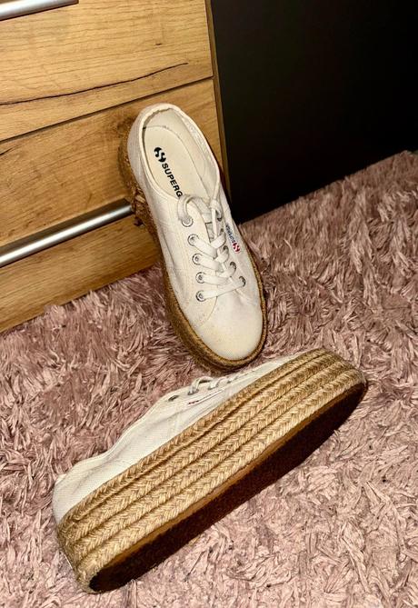 Superga original stylove tenisky-platenky na platf, 38