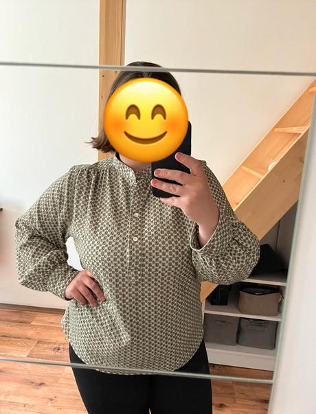 Blúzka s madeirou arket, l